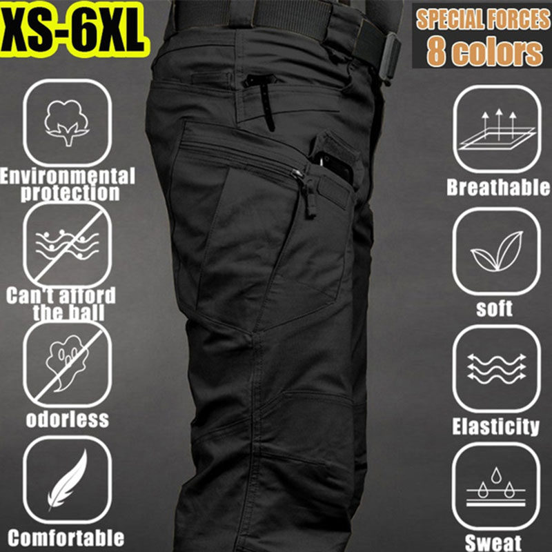 Men's Tactical Cargo Pants 6XL - Fishing Kit Compact ulasan dan harga