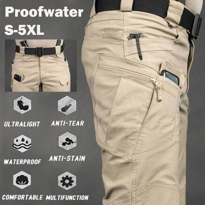 Men's Tactical Cargo Pants 6XL - Fishing Kit Compact ulasan dan harga
