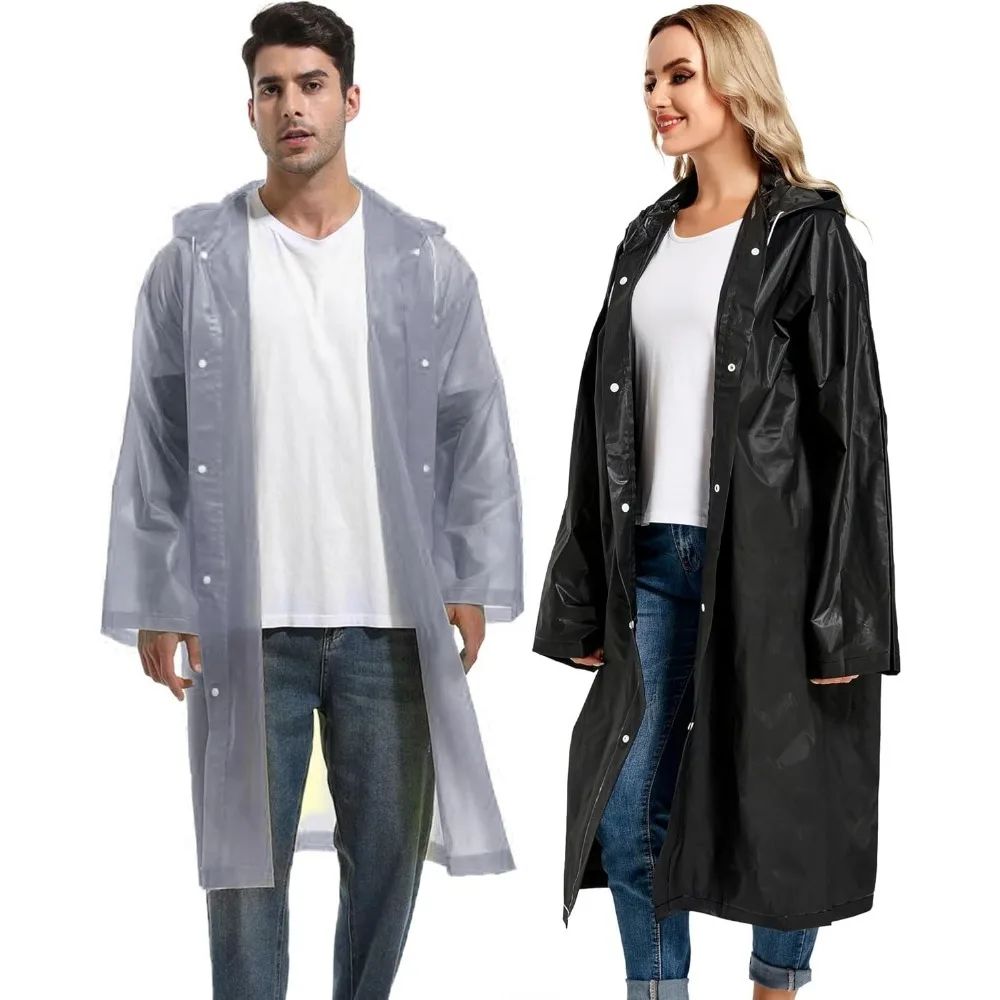 1/2PCS Compact Reusable Rain  - Emergency Poncho Rain ulasan dan harga