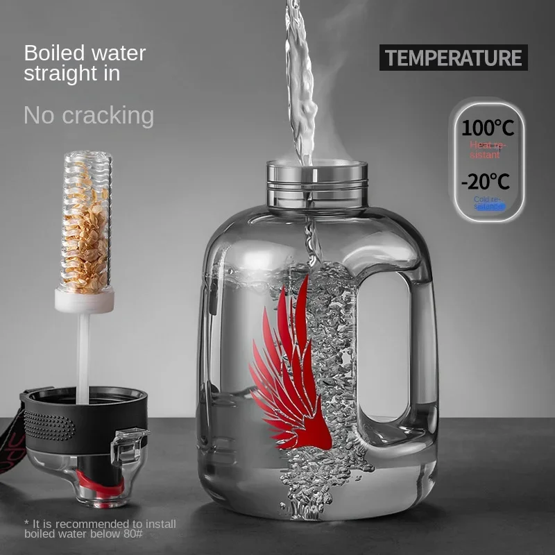 Larger Capacity 4L 5L Plastic  - Water Purification Straw ulasan dan harga
